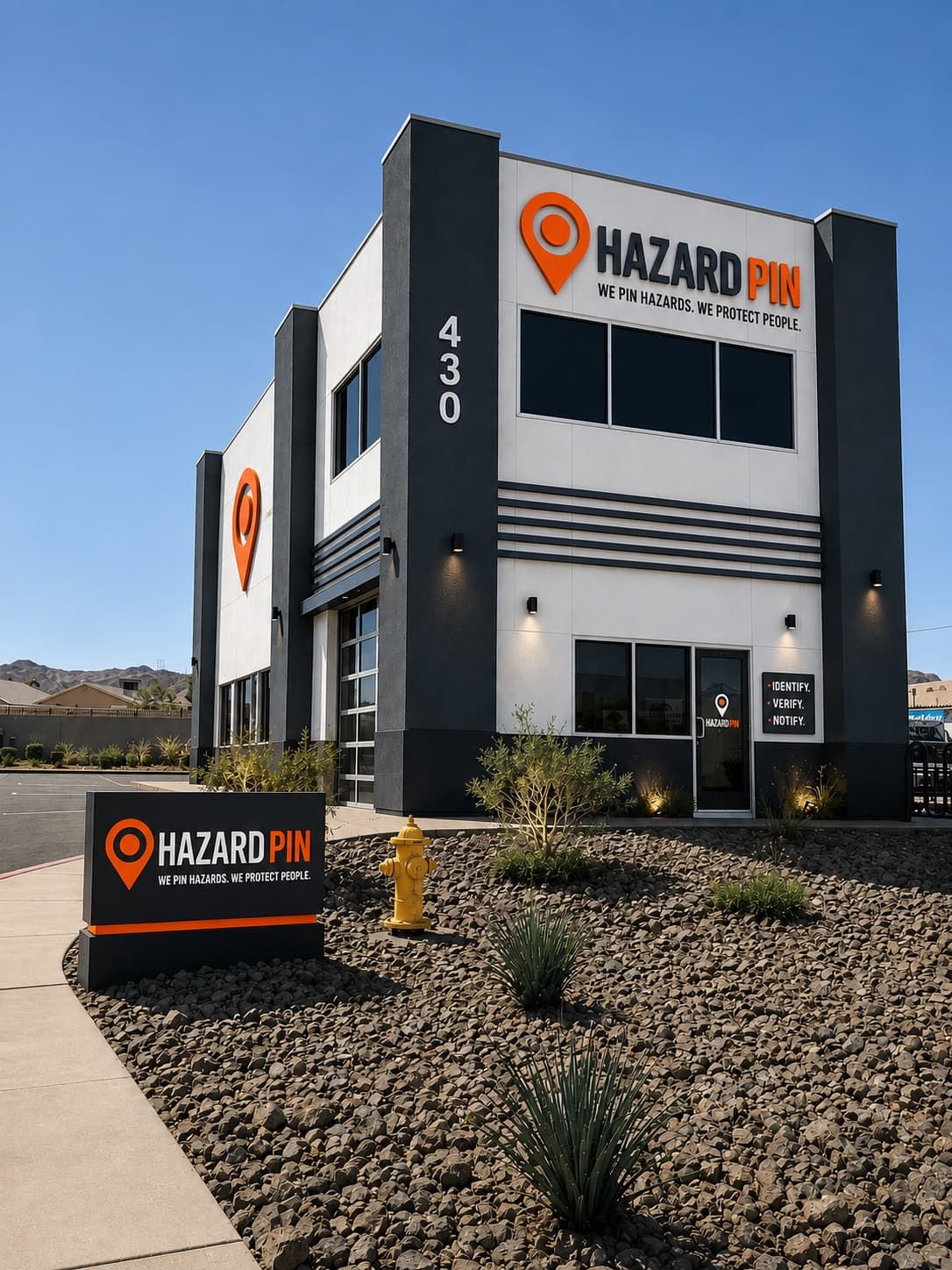The HazardPin headquarters building in Henderson, Nevada